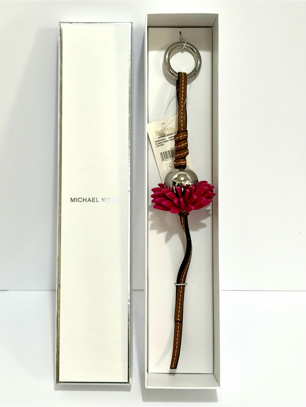 Michael Kors Leather Flower 🌺 Burst 💥 Bag Charm